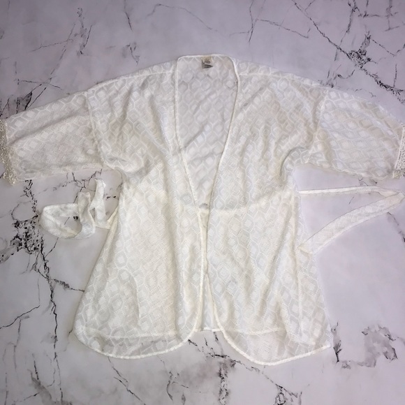 In Bloom by Jonquil Robe Off White / White Size XL - Picture 2 of 6
